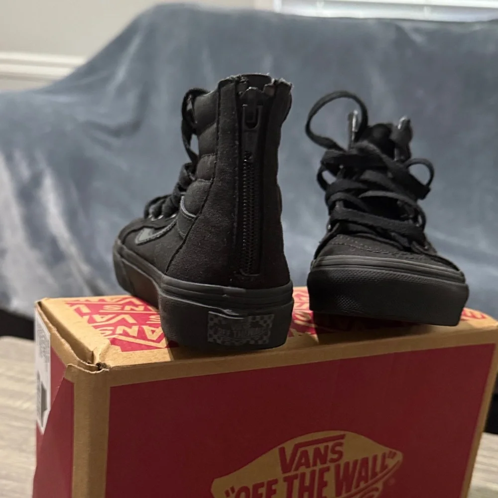 Vans Kids Black High-Top Sneakers